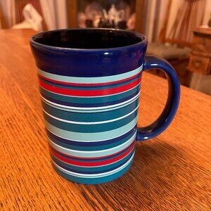 DesignPac Oversized Stoneware Blue and Teal Coffee Cup Mug